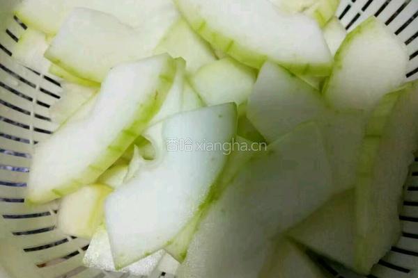 清炒冬瓜的做法图解2