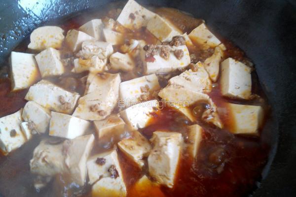 麻婆豆腐的做法图解8