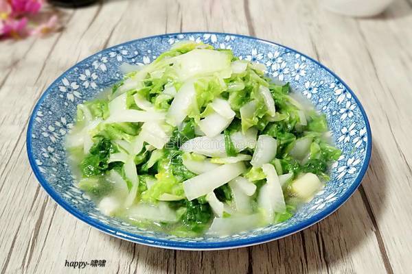 蚝油白菜的做法图解7