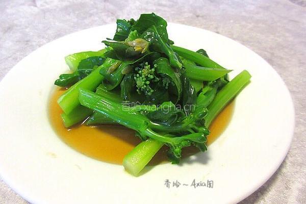 白灼芥兰的做法图解9
