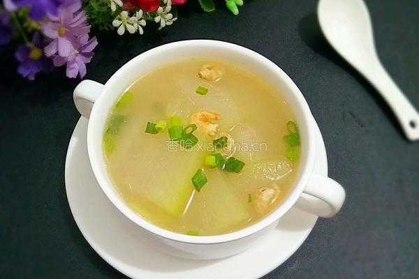 冬瓜海米汤的做法图解8