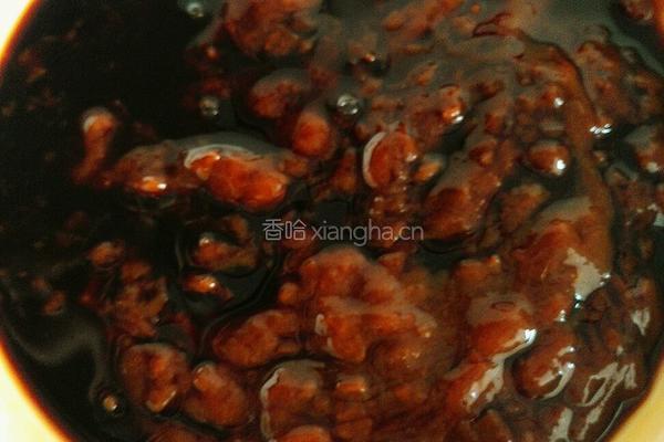 香菇炸肉酱的做法图解4