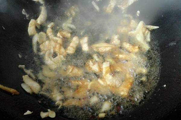 芹菜炒肉的做法图解5