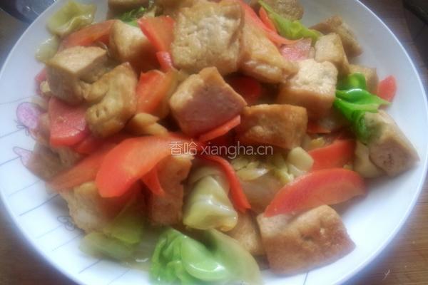 家常炒豆腐的做法图解9