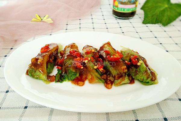 蚝油生菜卷的做法图解9