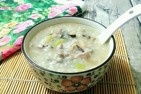 香菇瘦肉粥的做法图解14