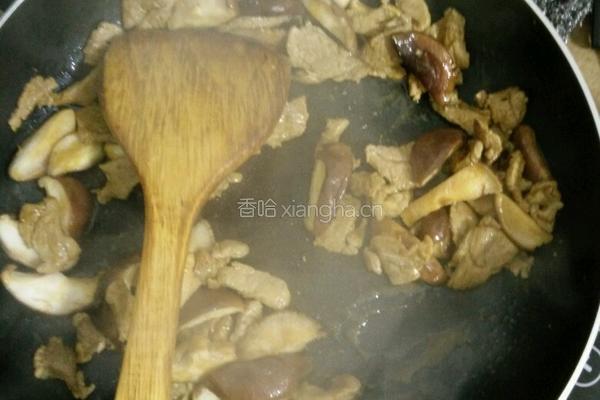 手工香菇肉丝面的做法图解3