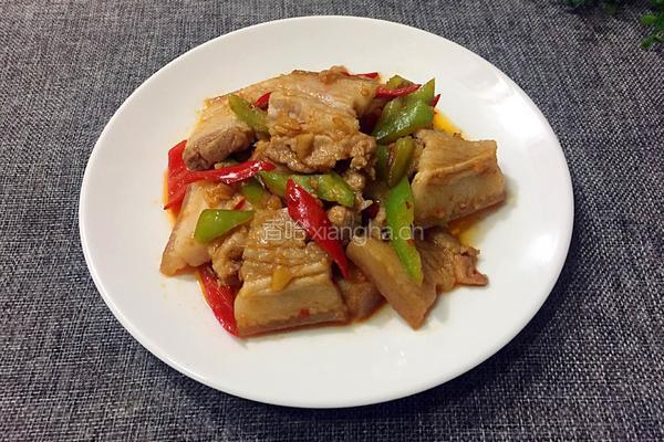 蒜蓉辣椒酱炒五花肉