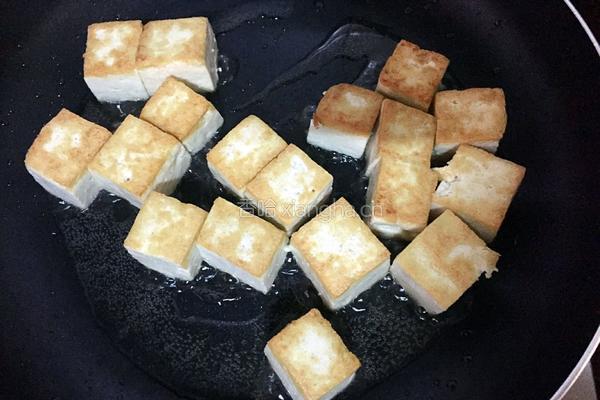 黄豆酱焖煮豆腐的做法图解4