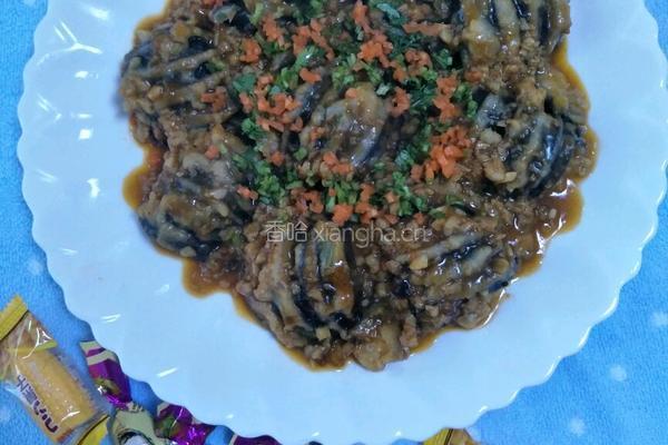 灯笼肉末茄子的做法图解15