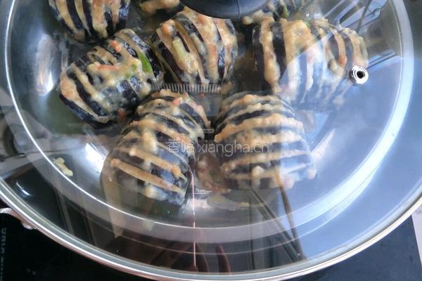 灯笼肉末茄子的做法图解7