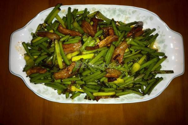 蒜苔炒肉