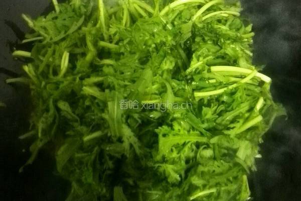 蒜泥茼蒿的做法图解4