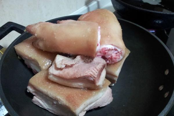 干豆角蒸扣肉的做法图解3