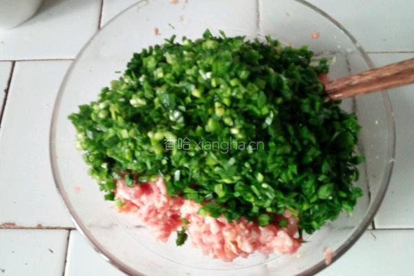 饺子馅之韭菜肉馅的做法图解8