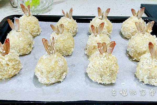 黄金芝士虾球的做法图解13