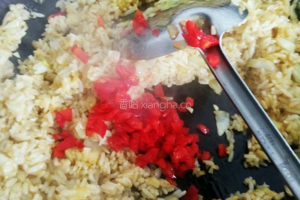 包菜蛋炒饭的做法图解11