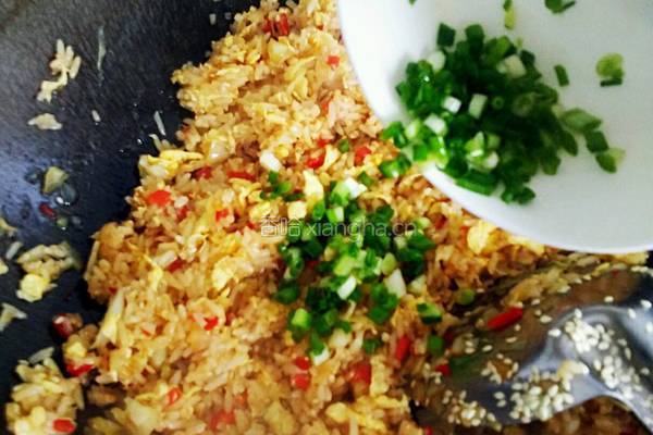 包菜蛋炒饭的做法图解16