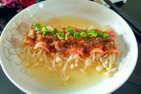 蒜蓉金针菇培根卷的做法图解11