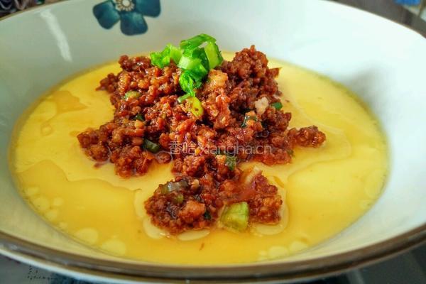 肉末蒸蛋羹的做法图解13