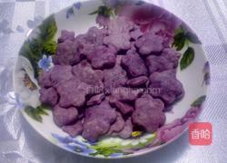 浪漫紫色花朵饼干的做法图解11
