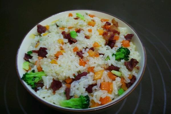 牛肉杂蔬蛋炒饭的做法图解10