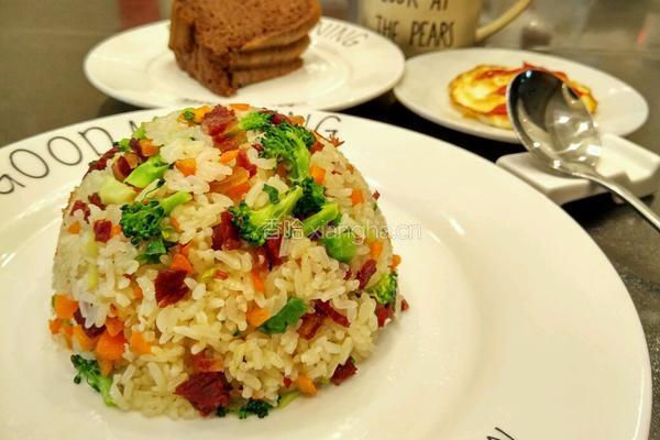 牛肉杂蔬蛋炒饭的做法图解13