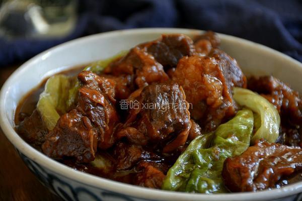 黄豆酱焖牛腩的做法图解14