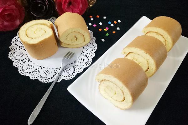 原味蛋糕卷(后蛋法）的做法图解1