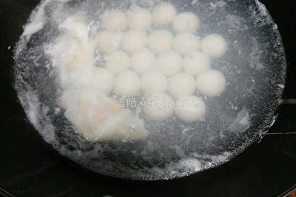 荷包蛋汤圆的做法图解2
