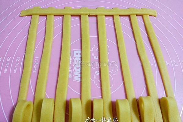 草莓酱夹心编织饼干的做法图解15