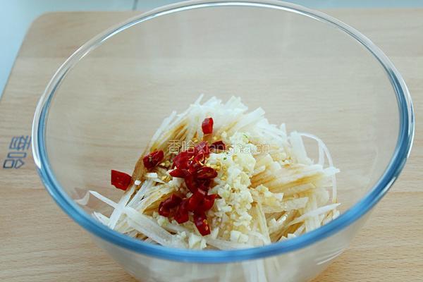 凉拌白萝卜的做法图解6