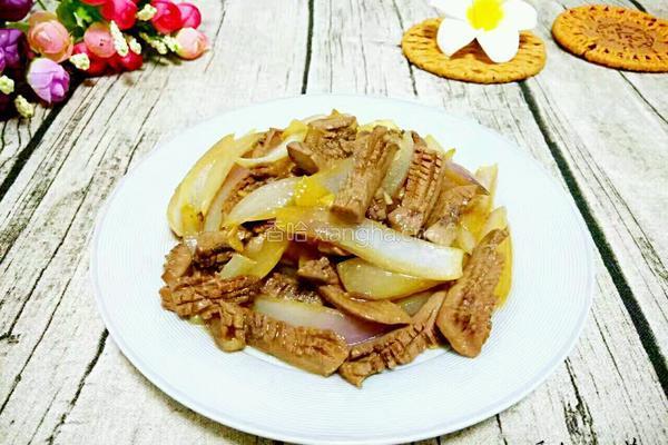 洋葱炒腰花的做法图解10