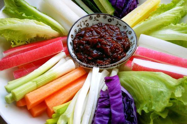 美味蘸酱菜的做法图解6