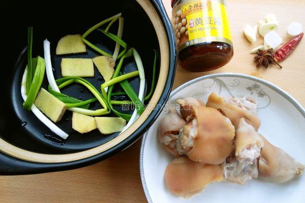 美味黄豆酱香猪蹄的做法图解4