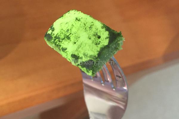 抹茶生巧克力的做法图解9