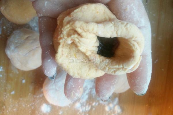 豆沙芝麻球的做法图解8