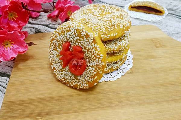 南瓜糯米饼的做法图解10