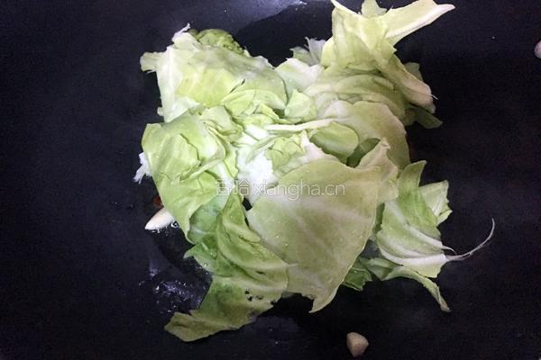 手撕包菜的做法图解5