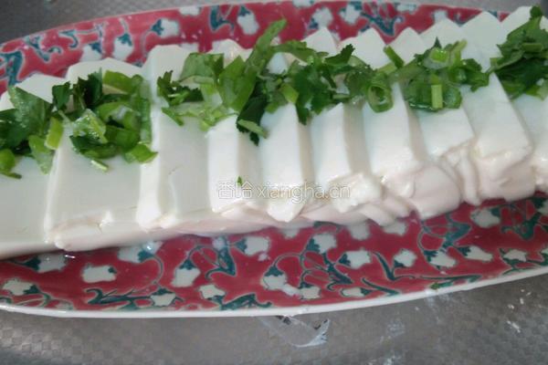 凉拌内酯豆腐的做法图解2