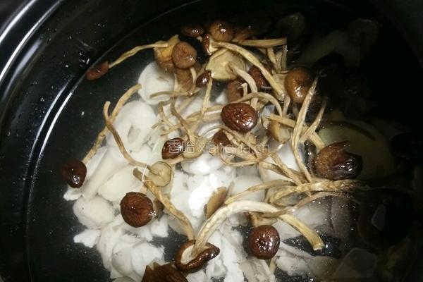 茶树菇玉米老鸡汤的做法图解5