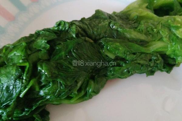 蒜末生菜的做法图解4