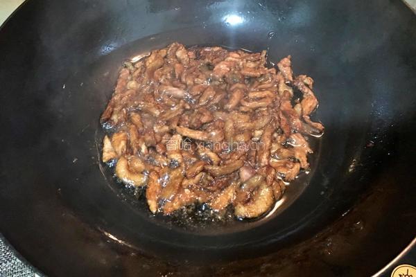 木耳炒肉丝的做法图解5