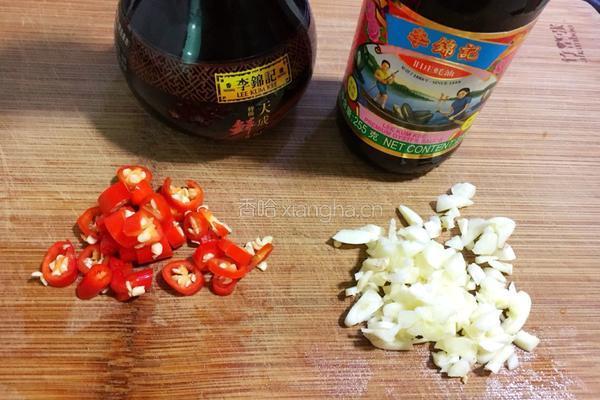 香菇扒油菜的做法图解4