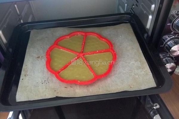 抹茶红豆华夫饼的做法图解4