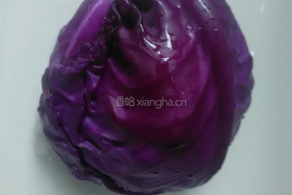 凉拌紫包菜的做法图解1