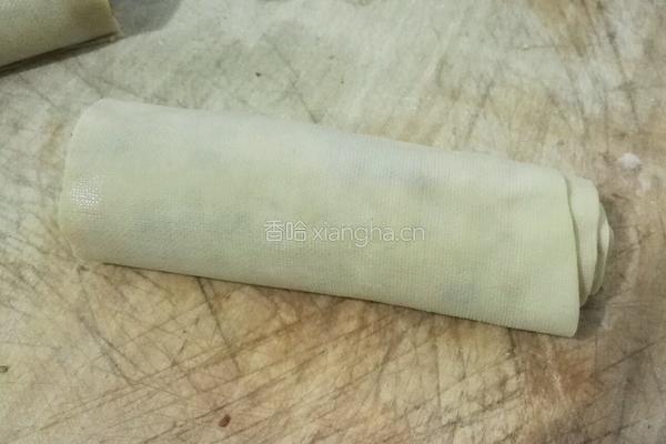 猪肉干豆腐卷的做法图解6