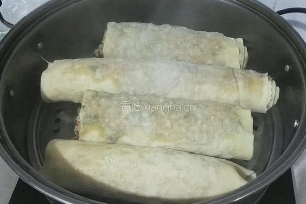 猪肉干豆腐卷的做法图解8