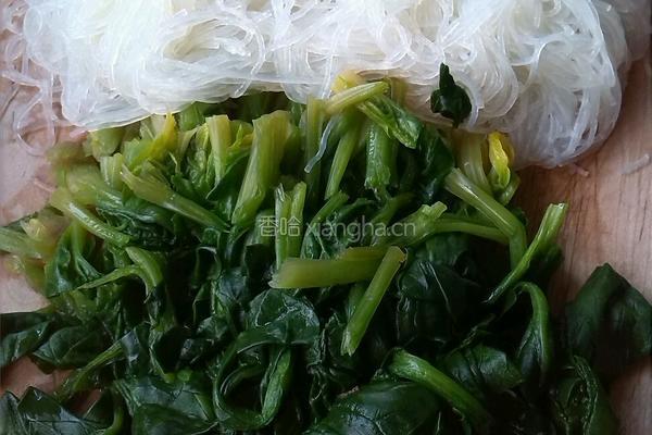 菠菜拌粉丝的做法图解6