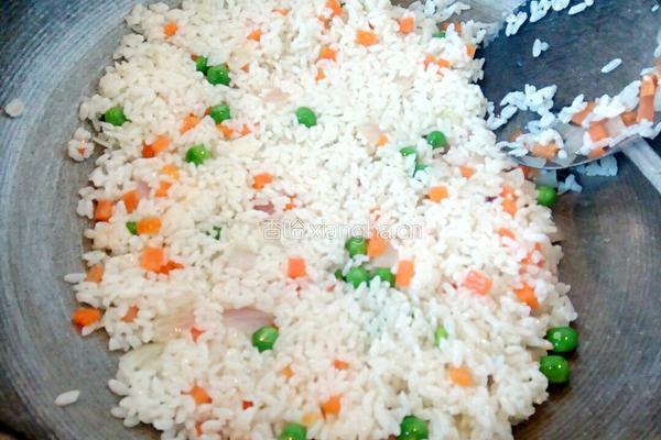 培根玉米肠焗饭的做法图解8